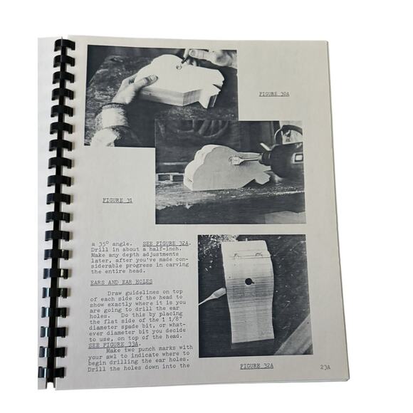 Carousel Horse Wood Carving Instruction Workbook Pattern Ken Hughes 1/3 Size - Picture 9 of 11